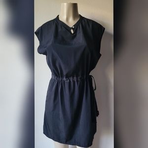 Charming Charlie Black Drawstring Dress